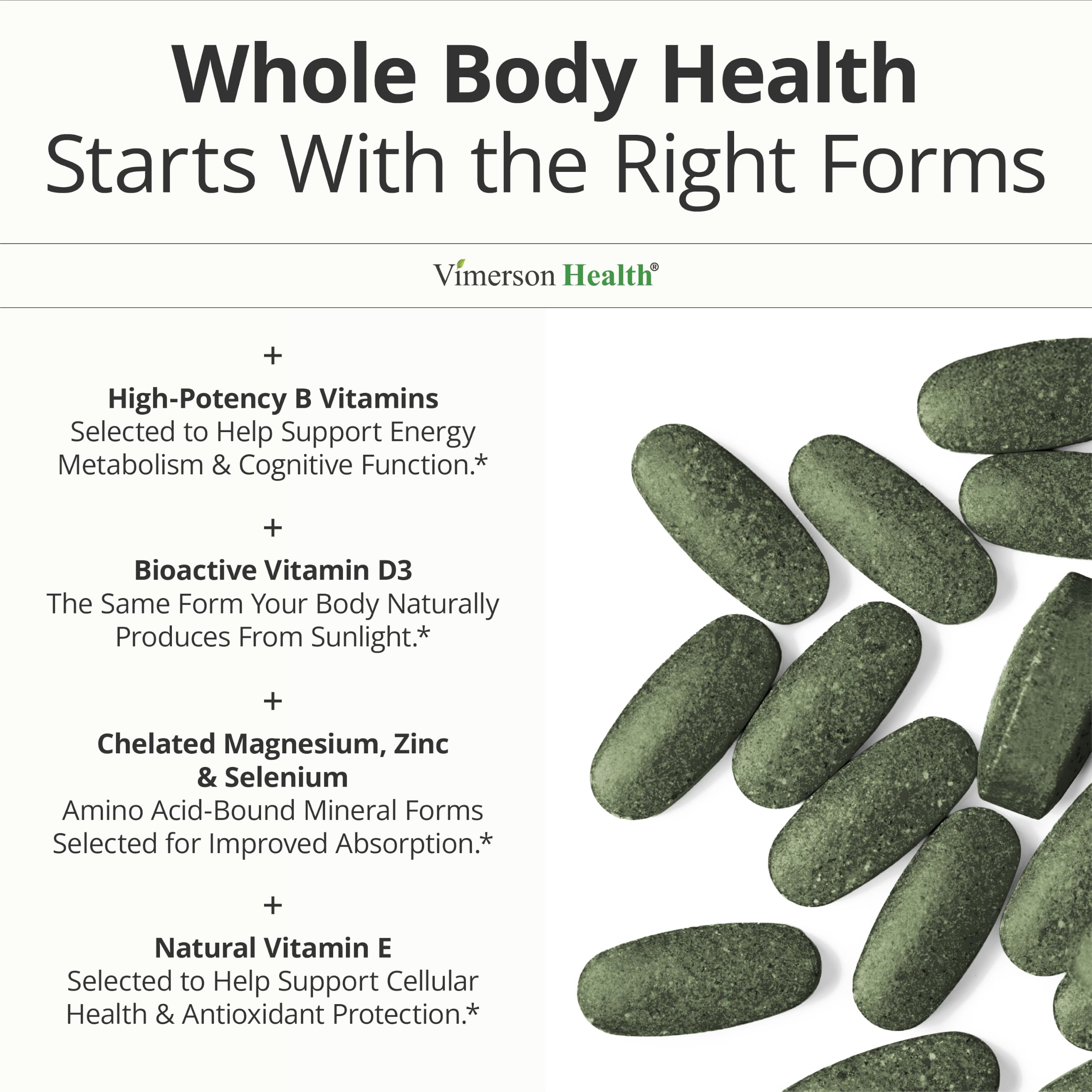 Vegan Multivitamin – Vitamins & Minerals – Daily Wellness – 90 Tablets — Amazon image 5