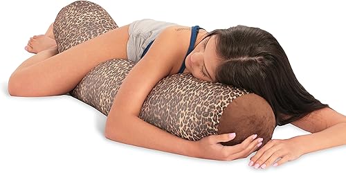 Miniatura 8 de Deluxe Comfort Almohada corporal de microbead 47 x 7 pulgadas  Mooshi Squishy Soft  Almohada de embarazo prenatal  Cama lateral de cuerpo completo