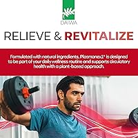 Vista 3 de Daiwa Plasmanex 1 - Suplementos de circulación sanguínea y venosa - Equilibra la circulación, fomenta la salud de piernas y venas - 60 cápsulas