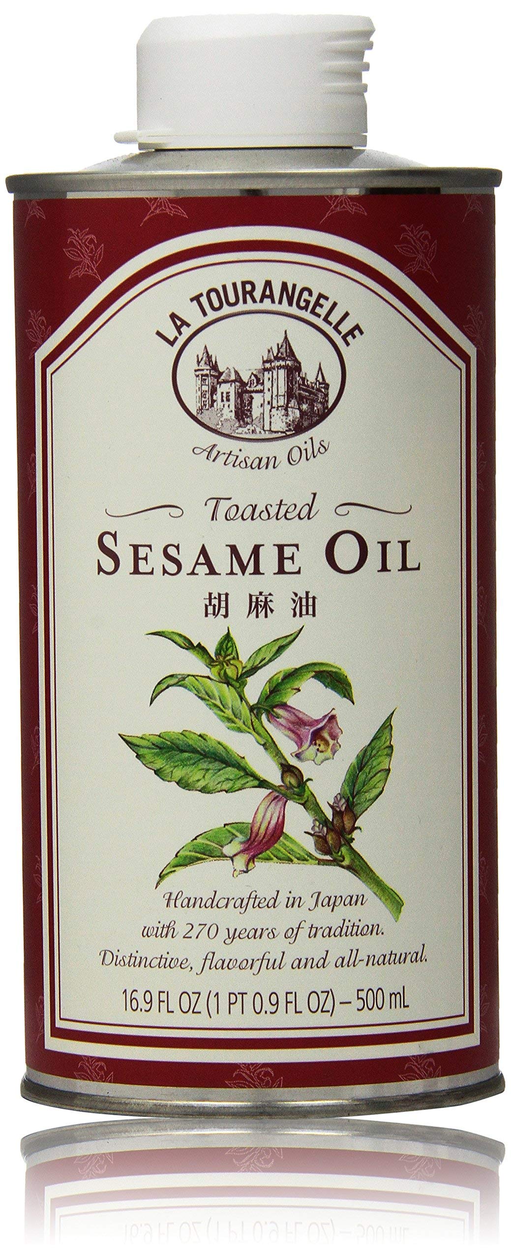 Toasted Sesame Oil, Great for Cooking, Add to Noodles, Stir-Fry, Vegetables, Vinaigrettes, and Marinades, 16.9 Fl Oz