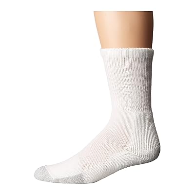 Thorlos Tennis Crew 1 Pair Pack Crew Cut Socks Shoes White