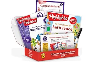 Highlights Kindergarten Subscription Box: Puzzle-Based, School-Ready Activities