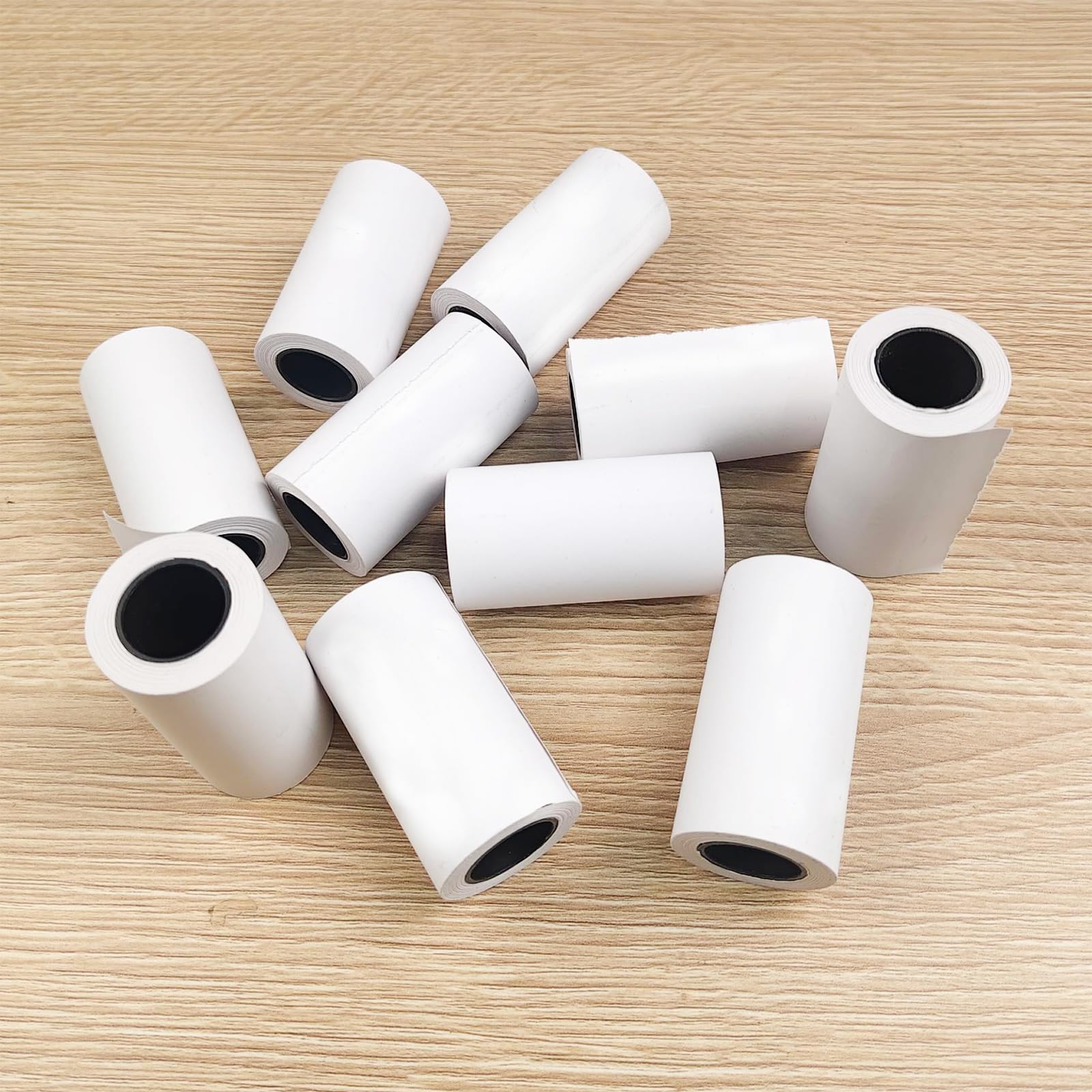 aokur 10 Thermorollen 50mm x 30mm, Thermopapier Bonrolle Thermal Cash Register POS Receipt Paper For Mobile 58mm 30mm Mini Printer