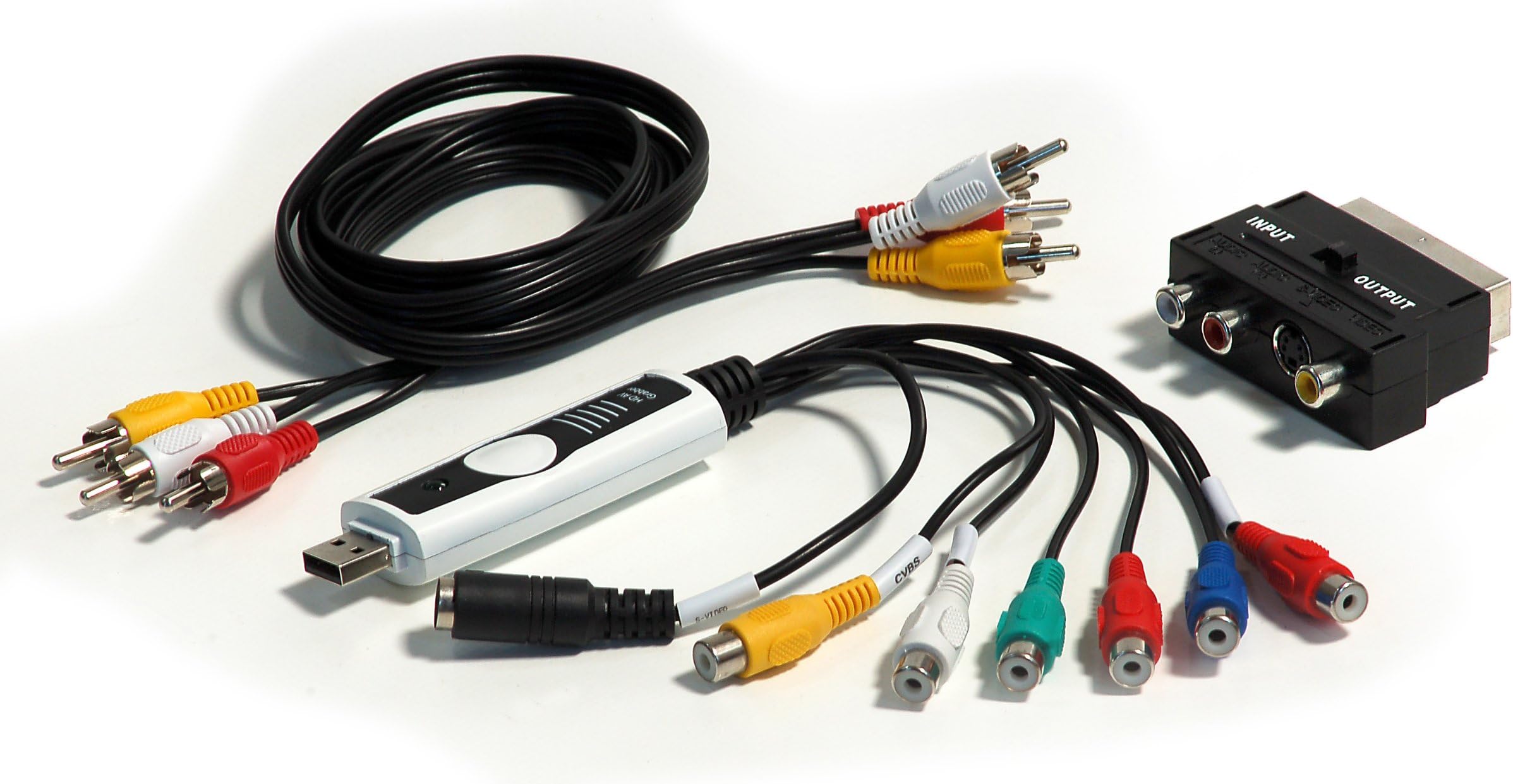 Reflecta USB 2.0 Video Grabber AV (Scart Adaptor, Cinch-Video Connector Cable)