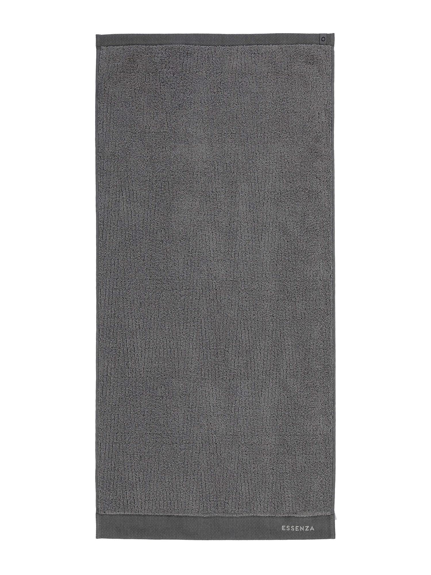 ESSENZA Handtuch Connect Organic Lines Uni Frottier Grau, 70x140 cm