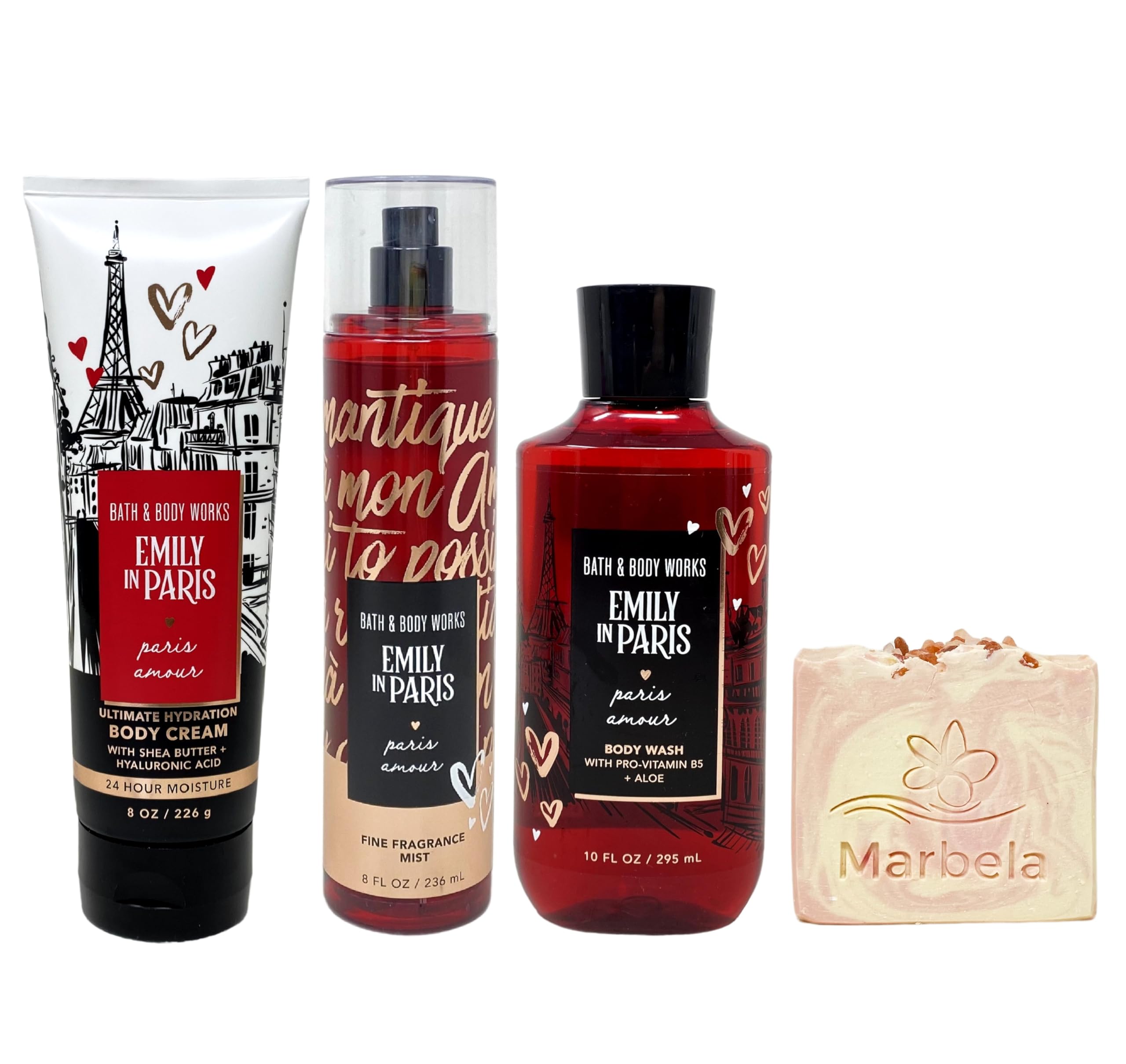 Bath&bodyworks ボディーミスト　エミリーインパリス　4本セット Amazon.com : Bath & Body Works Emily In Paris - Paris Amour Trio