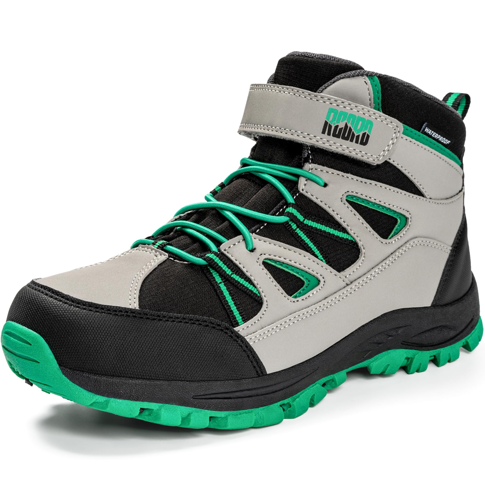 R CORD Scarpe da trekking per bambini, impermeabili, per attività all'aria aperta