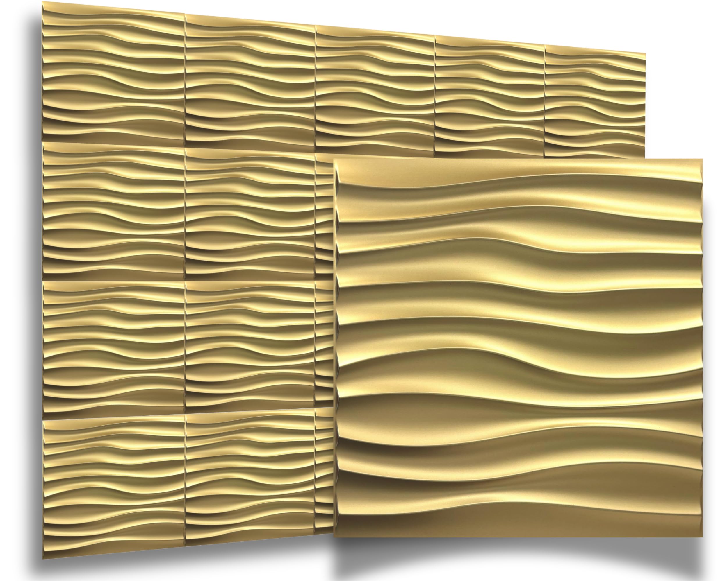 Paneles 3D plástico PVC 5m²-20PCS Paneles de pared Sala de juego Techo de pared Óptica 3D Diamante 3D PVC — view 20