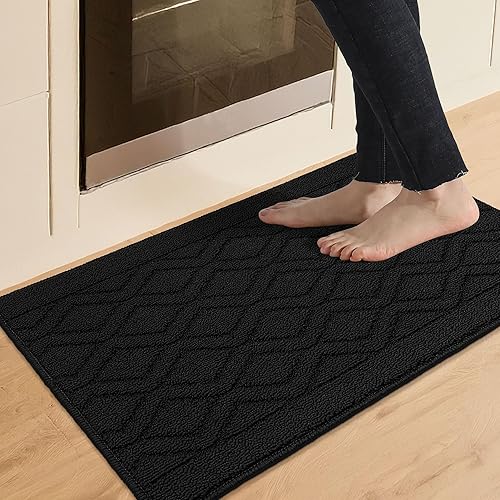 Miniatura 91 de COSY HOMEER Tapetes de cocina antideslizantes de polipropileno grueso para el hogar, lavable a máquina, 20 x 30/20 x 48 pulgadas, rojo