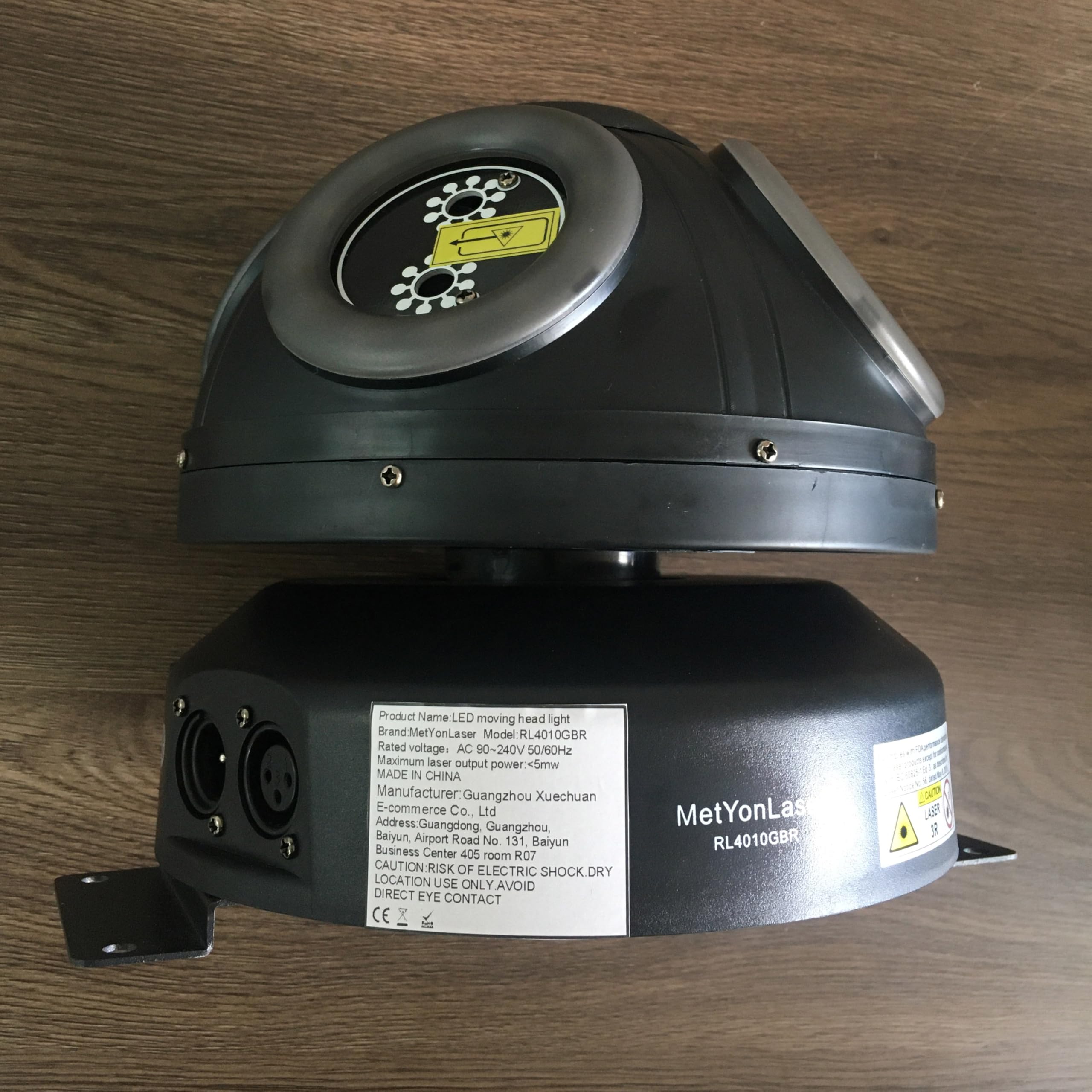 Bühnenlichter Magic Ball, DJ-Lichter, bewegliche Kopflichter mit RGB-Beam-Effekt, stufenlose Rotation mit DMX-Steuerung und aktiviertem Ton für Hochzeits-DJ-Partys, Live-House