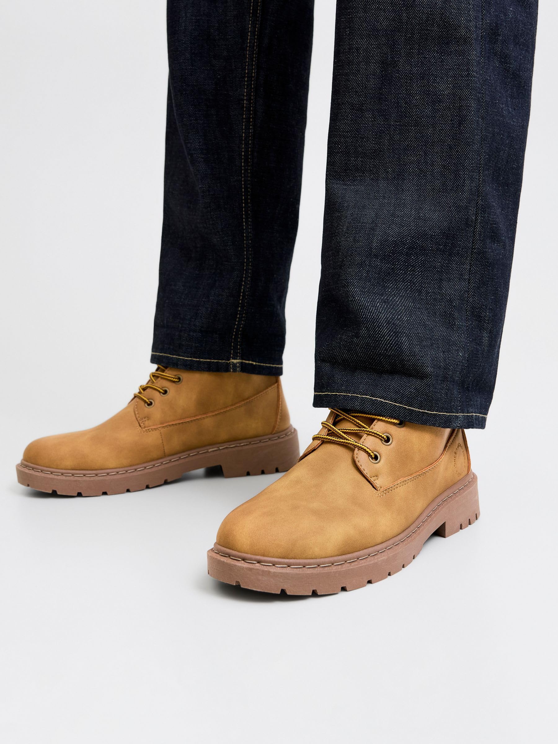 Jack&Jones JFWAINSWORTH PU BOOT BOTAS PLANAS Hombre