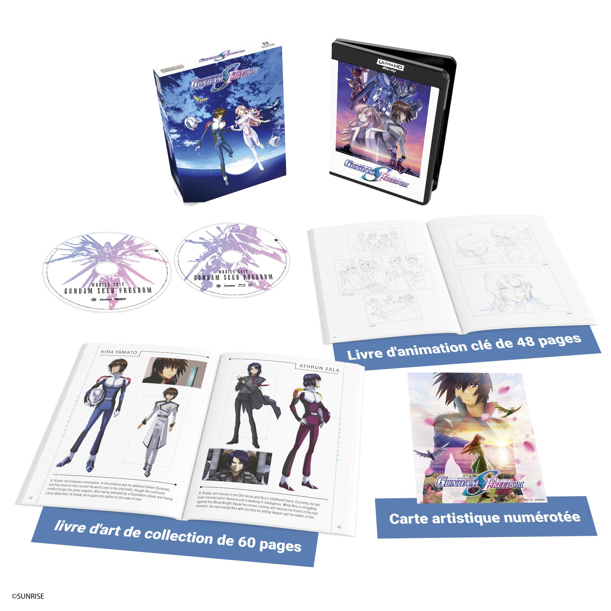 Gundam Seed Freedom: The Movie - Combo 4KUHD/Blu-Ray - Edition Collector limitée et numérotée