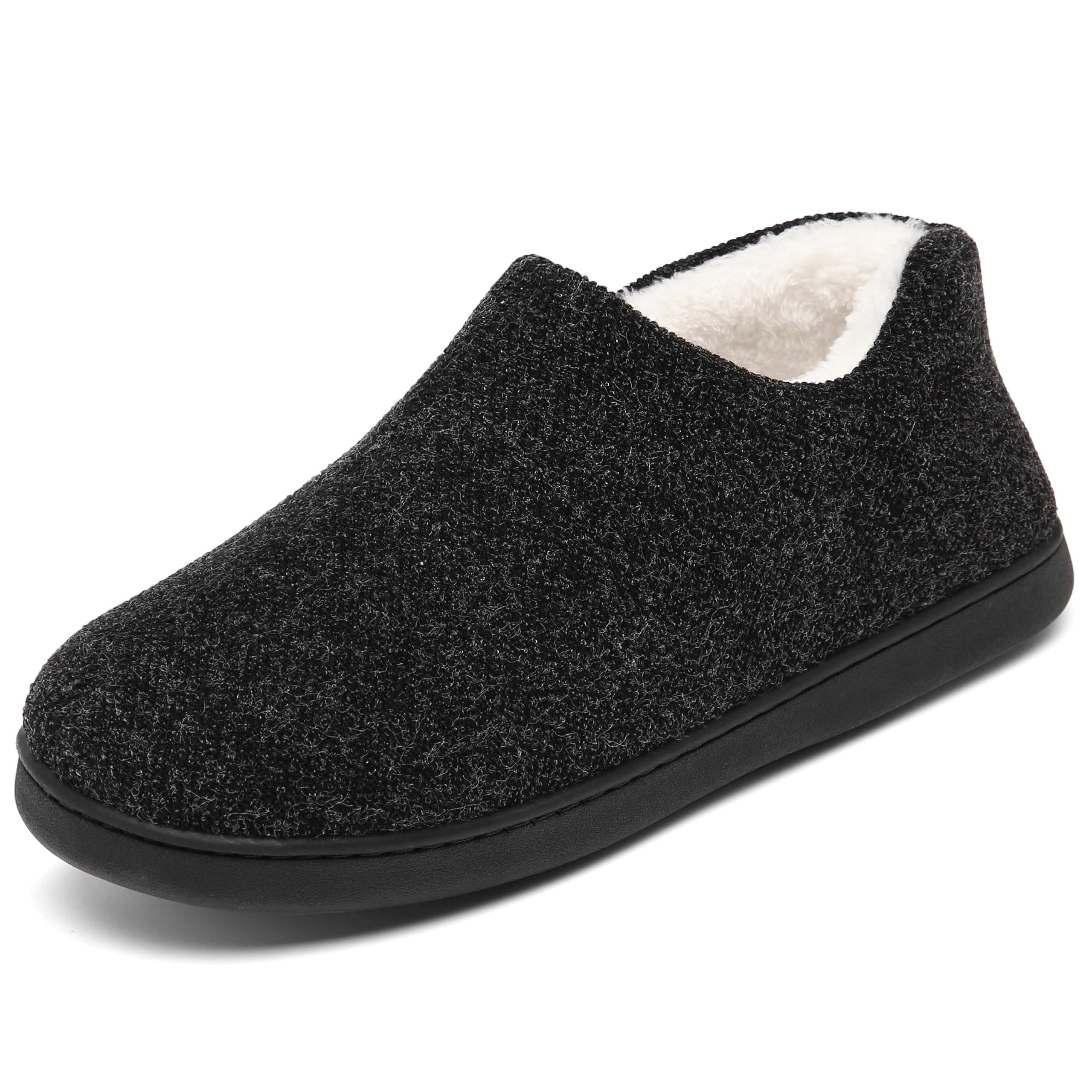 Mishansha Hombre Mujer Zapatillas de casa Invierno Pantuflas Cálidas Antideslizantes Tallas 36-49 EU