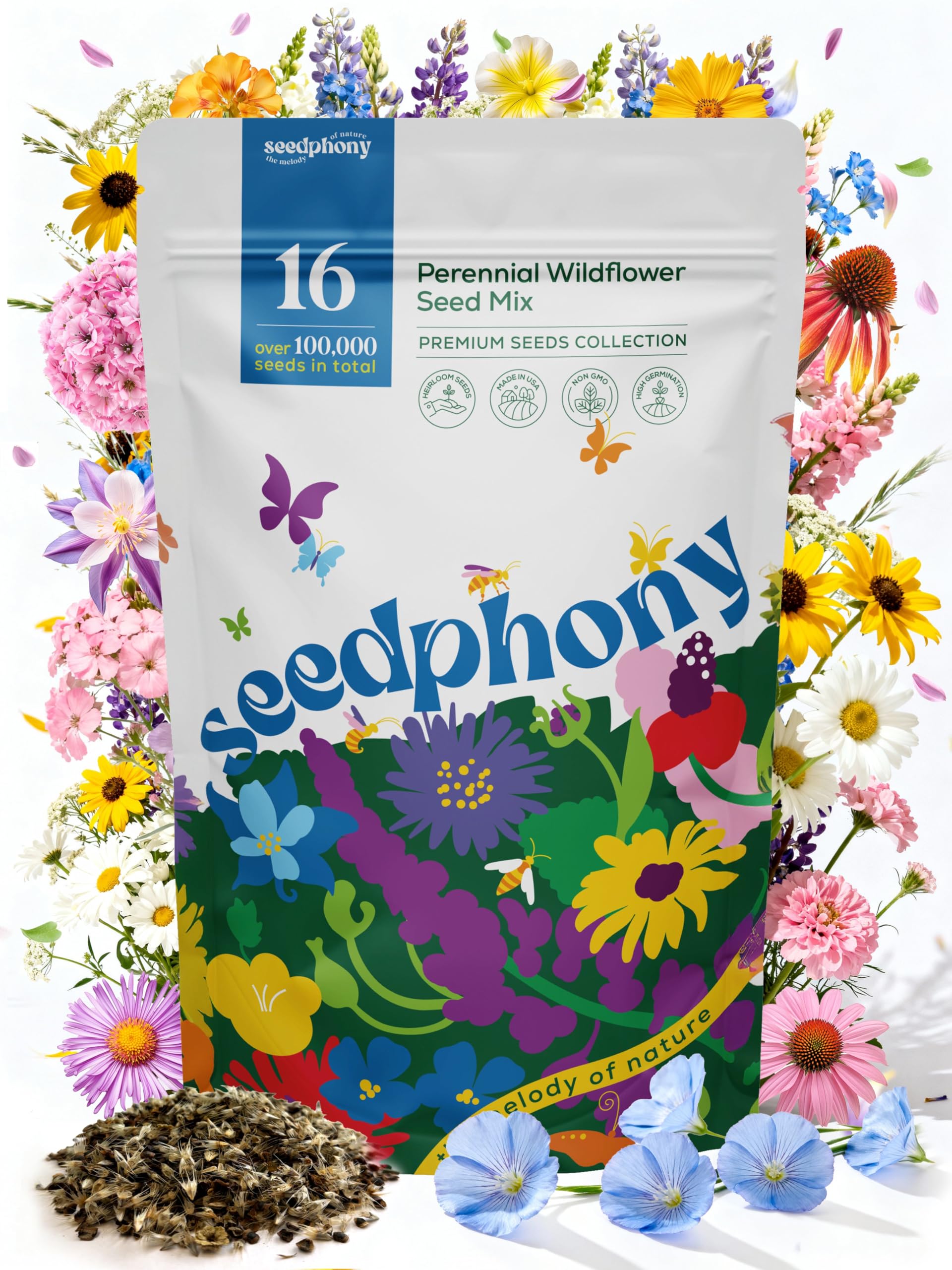 Seedphony 16 Perennial Wildflower Mix