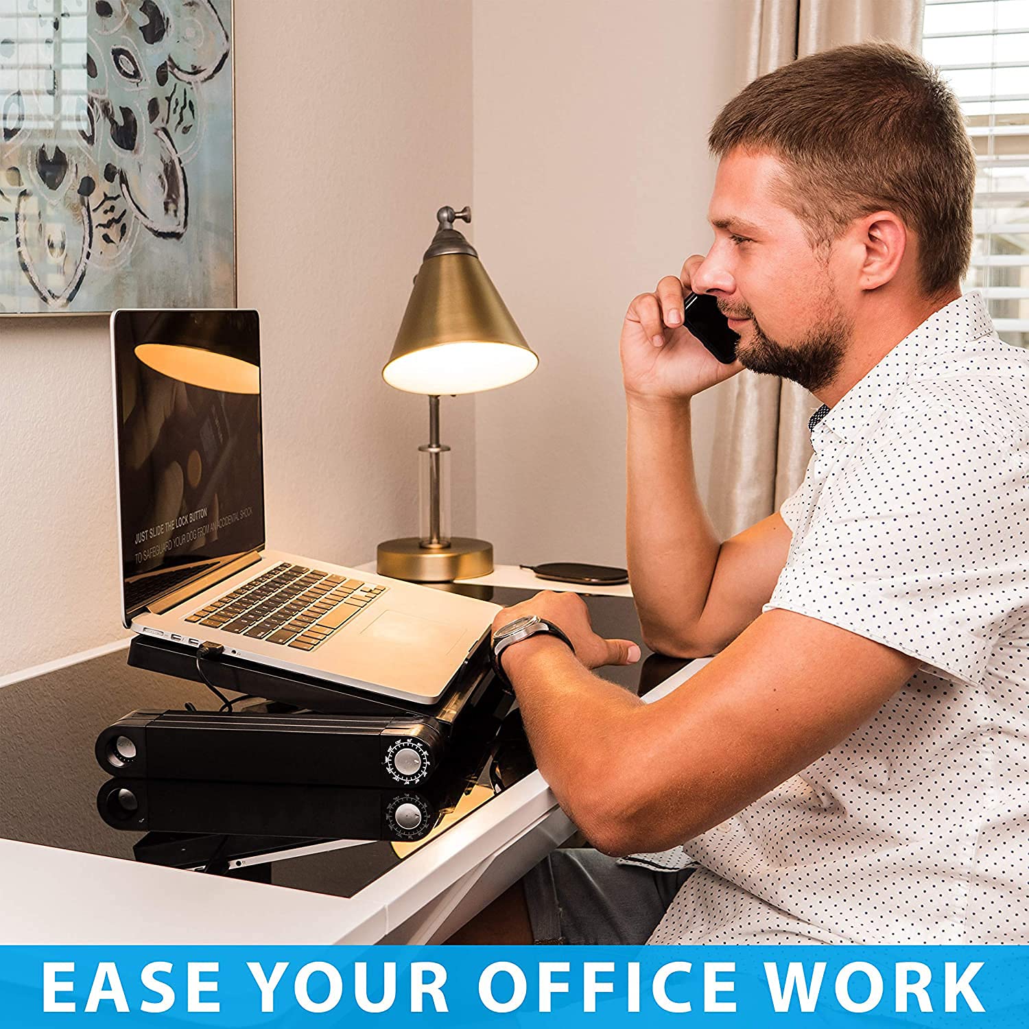 Nestling® Portable Laptop Desk Pc Sofa Stand Air Space Desk Laptop Stand Folding Table Laptop