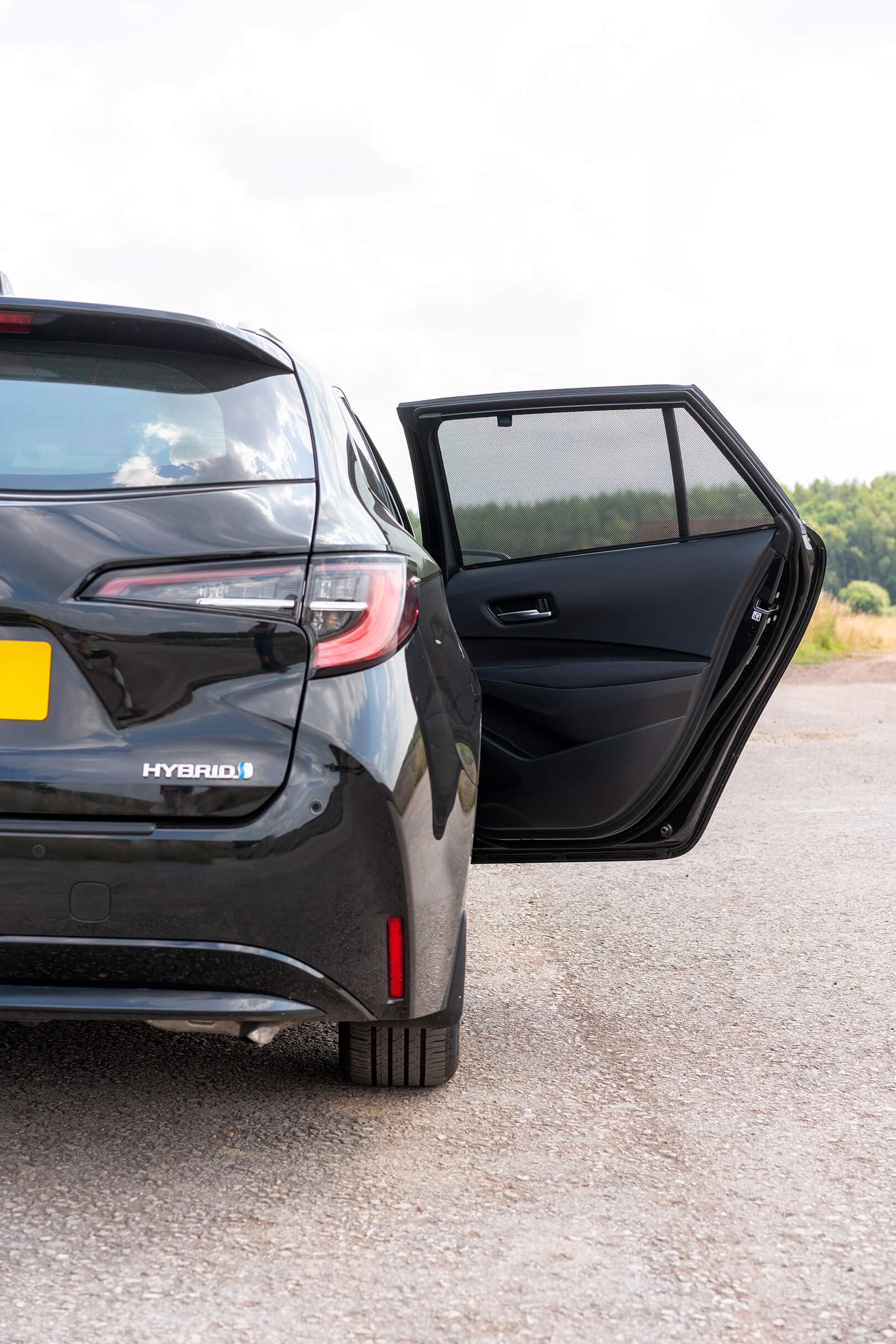 CAR SHADES zestaw (tylne drzwi boczne) kompatybilny z Toyota Corolla (E21) Touring Sports 2019- (2-częściowy) - niestandardowe osłony przeciwsłoneczne do samochodów
