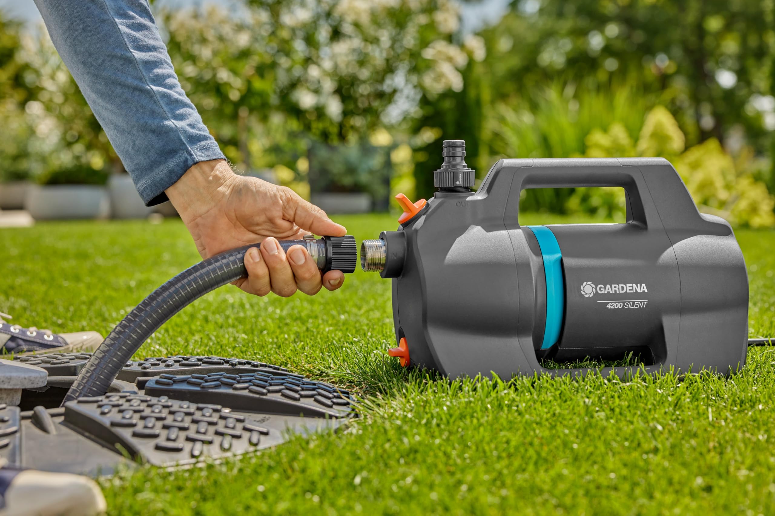 Gardena Bombe de Jardin 4200, Silencesa
