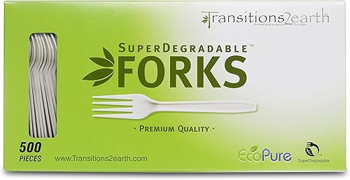 Transitions2earth cubiertos biodegradables EcoPure Forks