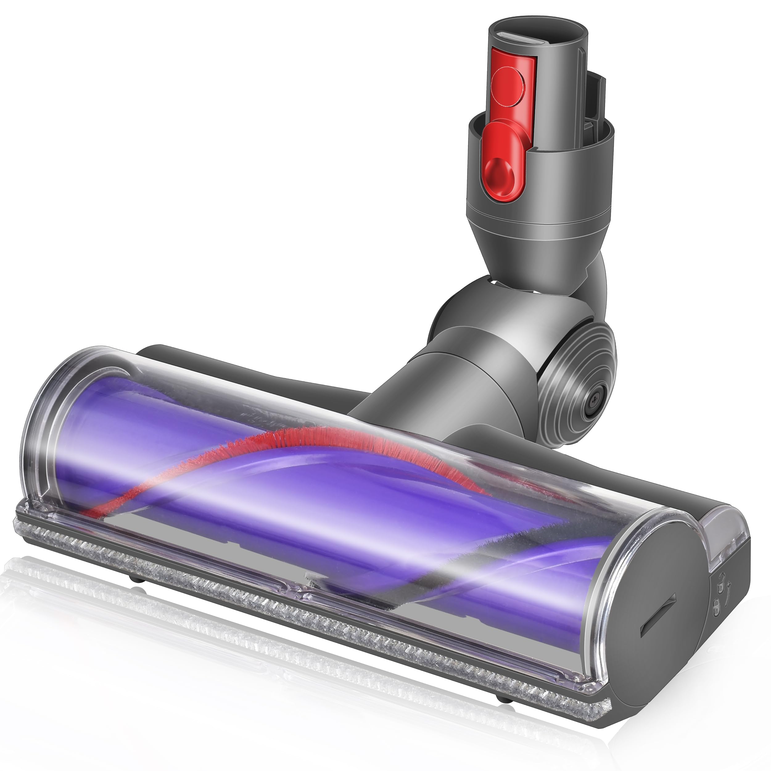 Arcets Spazzola Motorizzata compatibile per Dyson V10 V8 V11 V15 V7 Rullo Adatto per Tappeti e Pavimenti Duri e Angoli Stretti