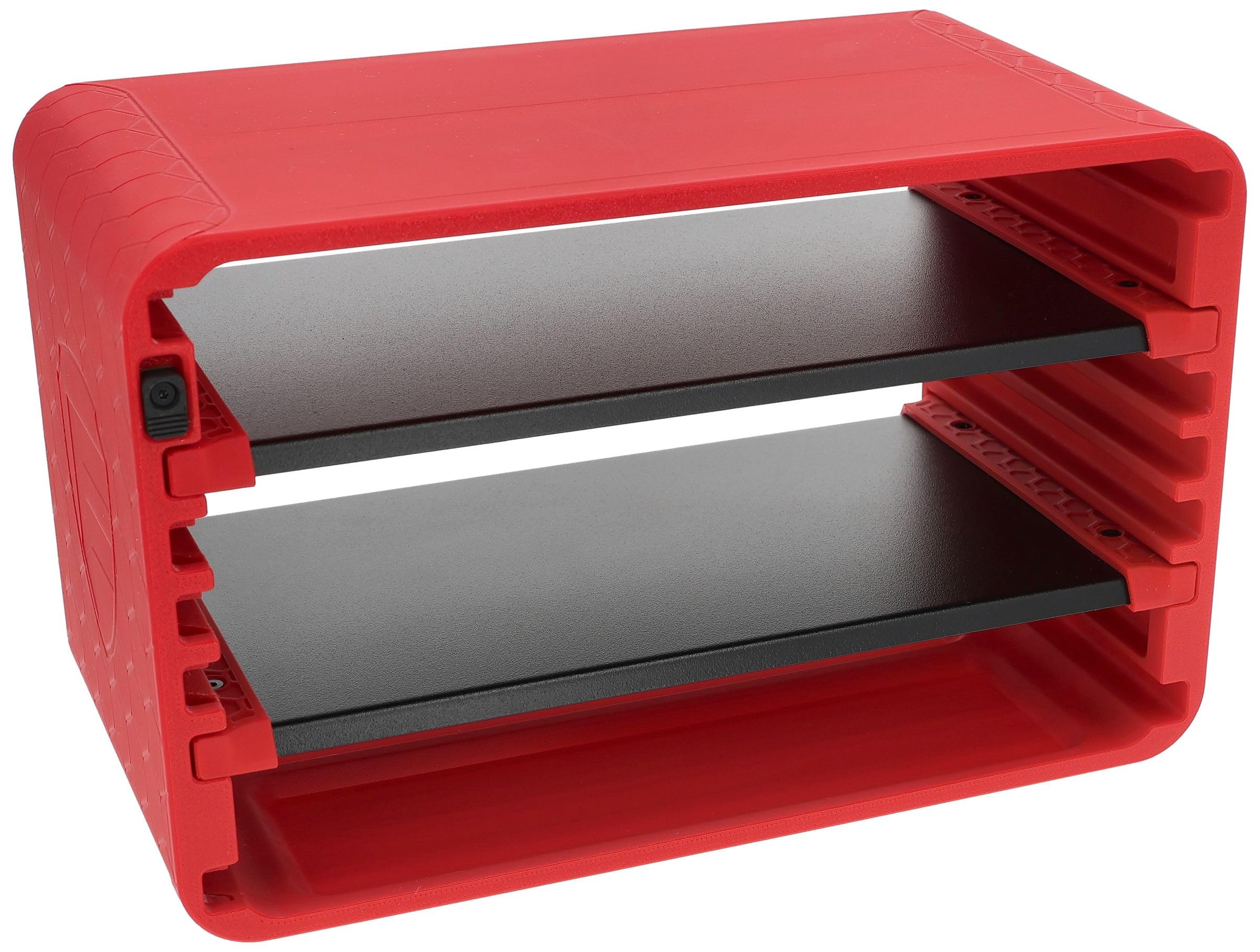 Feldherr Valigia da Trasporto per Miniature HSVR7150 Rosso con 2 vassoi magnetici - per Trasporto e conservazione di Miniature da Tavolo magnetizzate