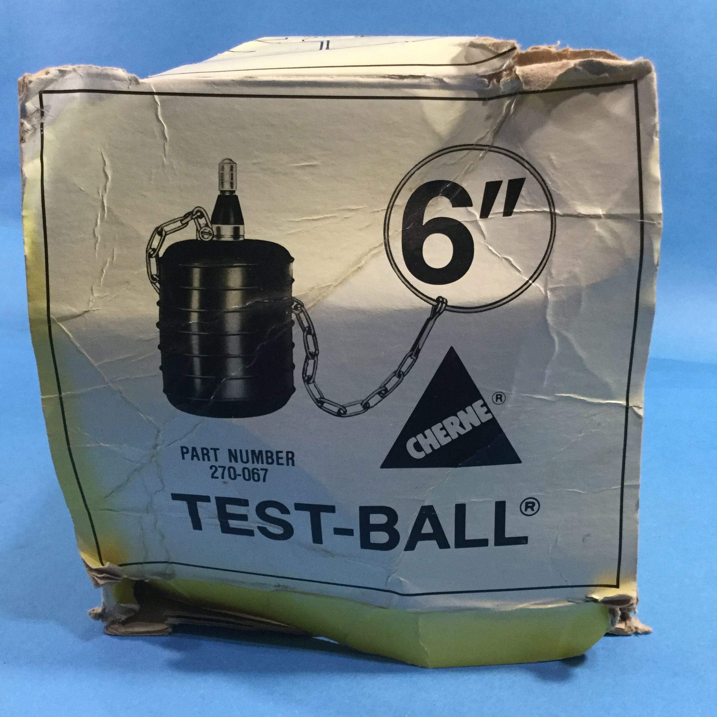 Test Ball Plug, Pneumatic, Size 6 In