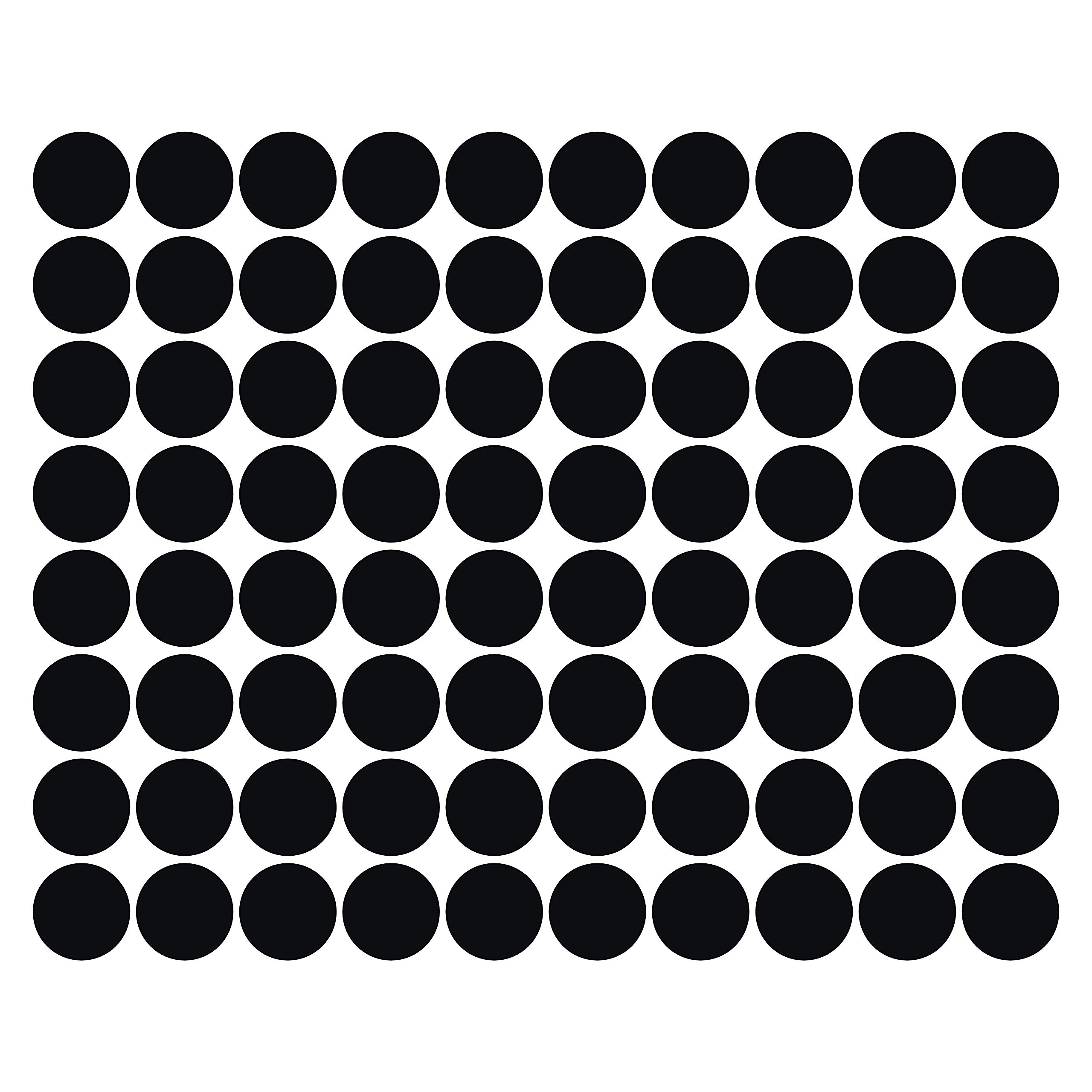 LiteMark 8.5 inch Yellow Green Dot Decal Stickers for Floors and Walls - Pack of 4
