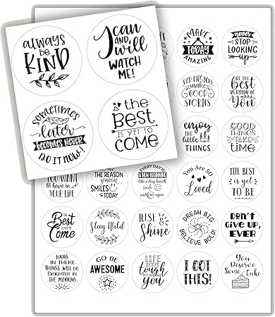 amazon com 30 inspirational 1 5 stickers inspirational stickers quote stickers motivational stickers