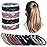 Chuangdi 12 Pieces Cotton Hair Ties Braided Elastic Hair Bands Ropes Braided Ponytail Holders Accessories for Women(Mixed Colors)
