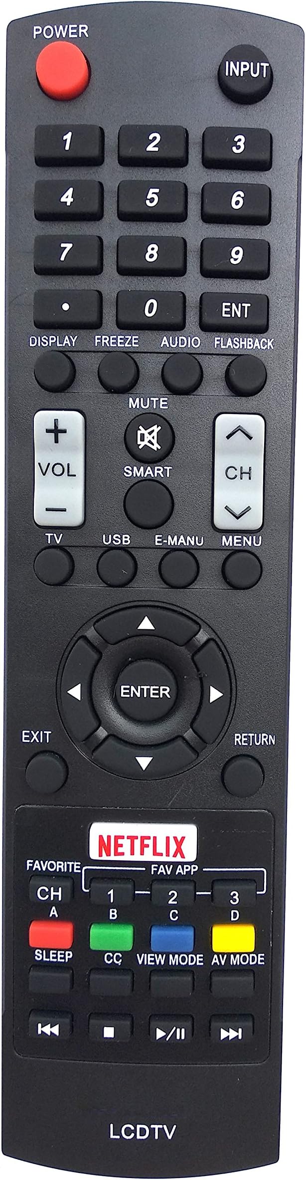 Universal Remote Control for Sharp TV GJ221-C LC48LE653U LC43UB30U LC-50UB30U LC55UB30U LC-55UB30U LC-65UB30U