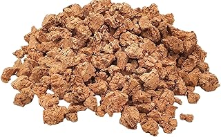 Cork Orchid Bark - Cork Bark Nuggets (3/8"- 3/4") - Natural Cork Bits (10-20mm) for Orchids, Air Plants, Reptiles & Terrariums (1 Quart)