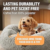 Vista 8 de Active Pets cama para perro, relajante, para perros pequeños, medianos y grandes, cama antiansiedad, suave y mullida para perros y gatos, cómoda