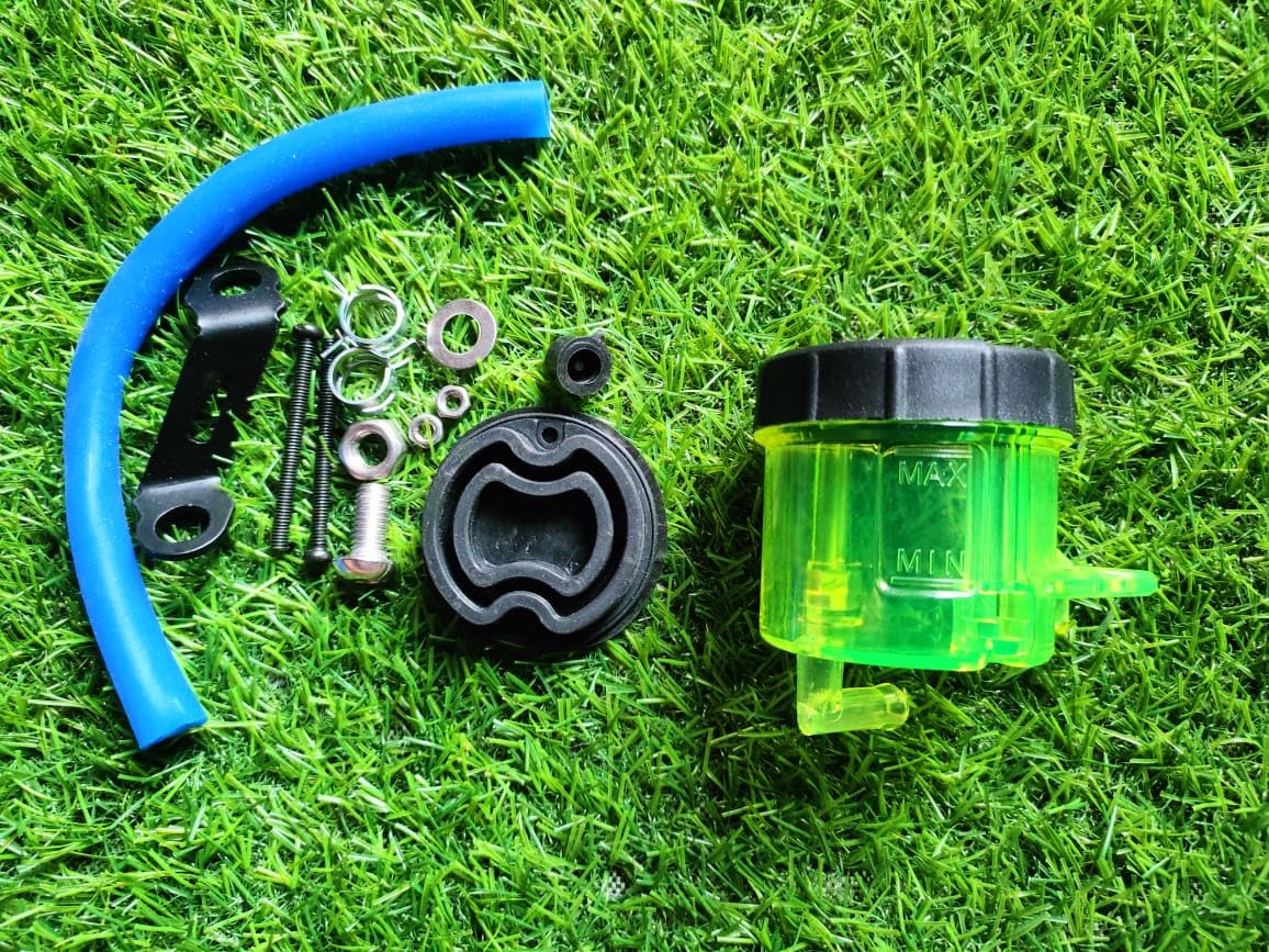 VermsBikers Universal Bike Brake Clutch Tank Fluid Bottle Reservoir Oil Tank Oil can-02 (Neon)-image-8