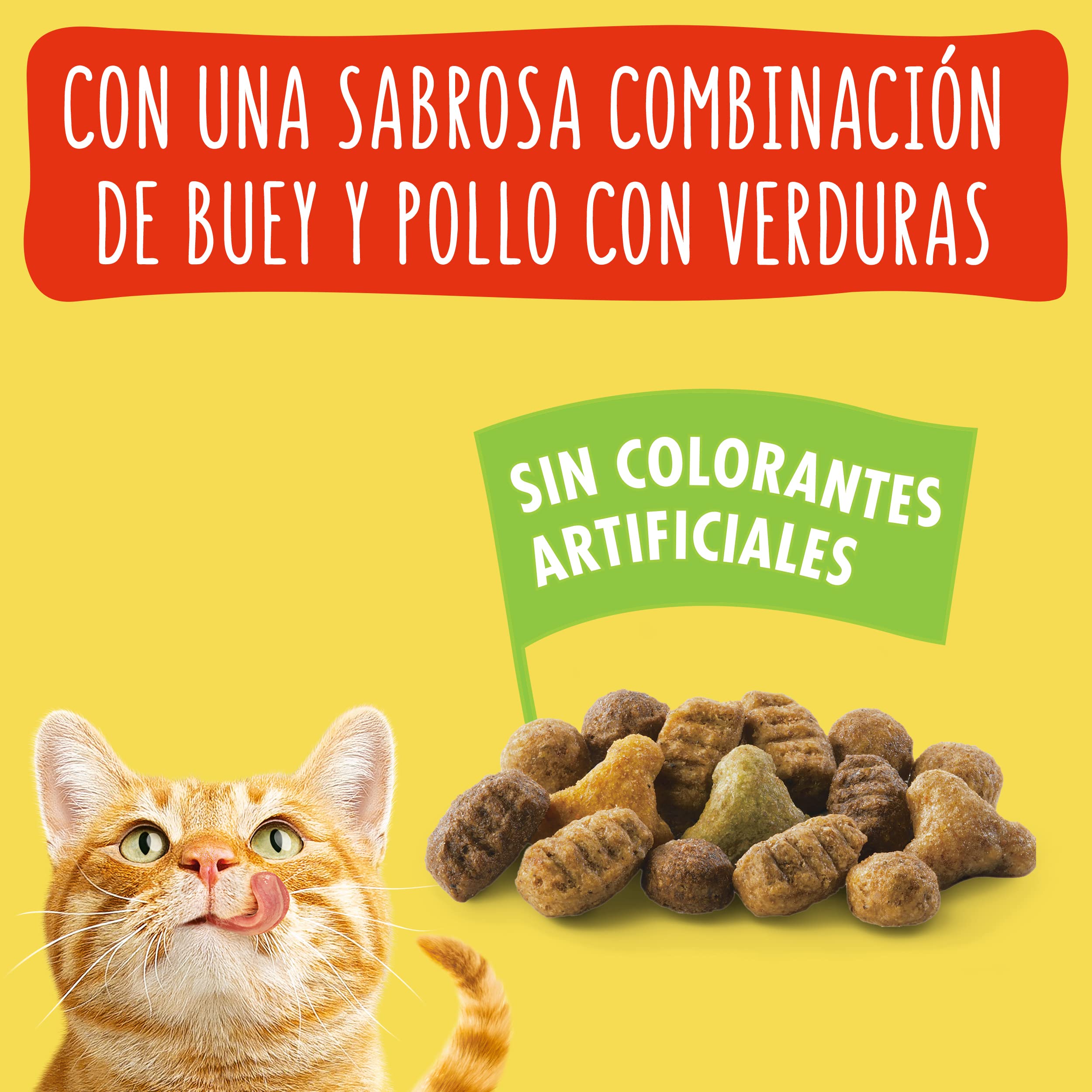 Friskies Purina karma dla dorosłych kotów wołowina, kurczak i warzywa
