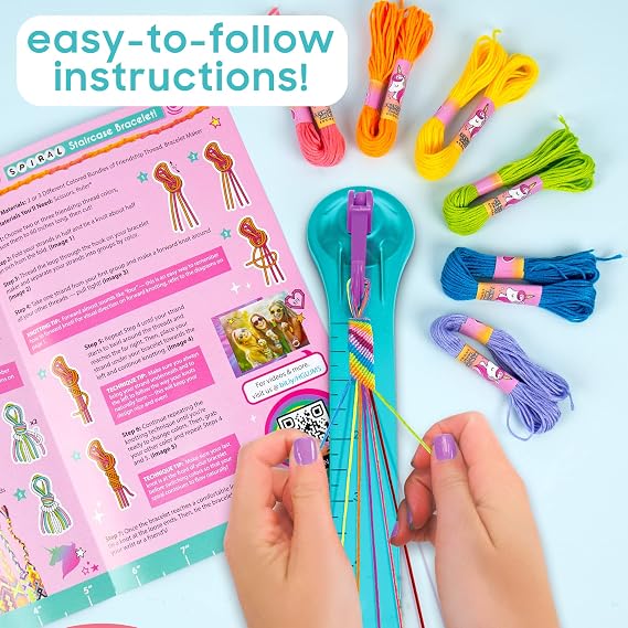 Just My Style On-The-Go Jewelry Studio Bracelet-Making Travel Kit DIY Bead & Braid Set for Kids Ages 6+