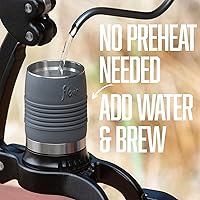 Vista 8 de Flair GO: Máquina de espresso portátil, plegable con palanca para espresso de 9BAR en cualquier lugar (Modelo Grounds)