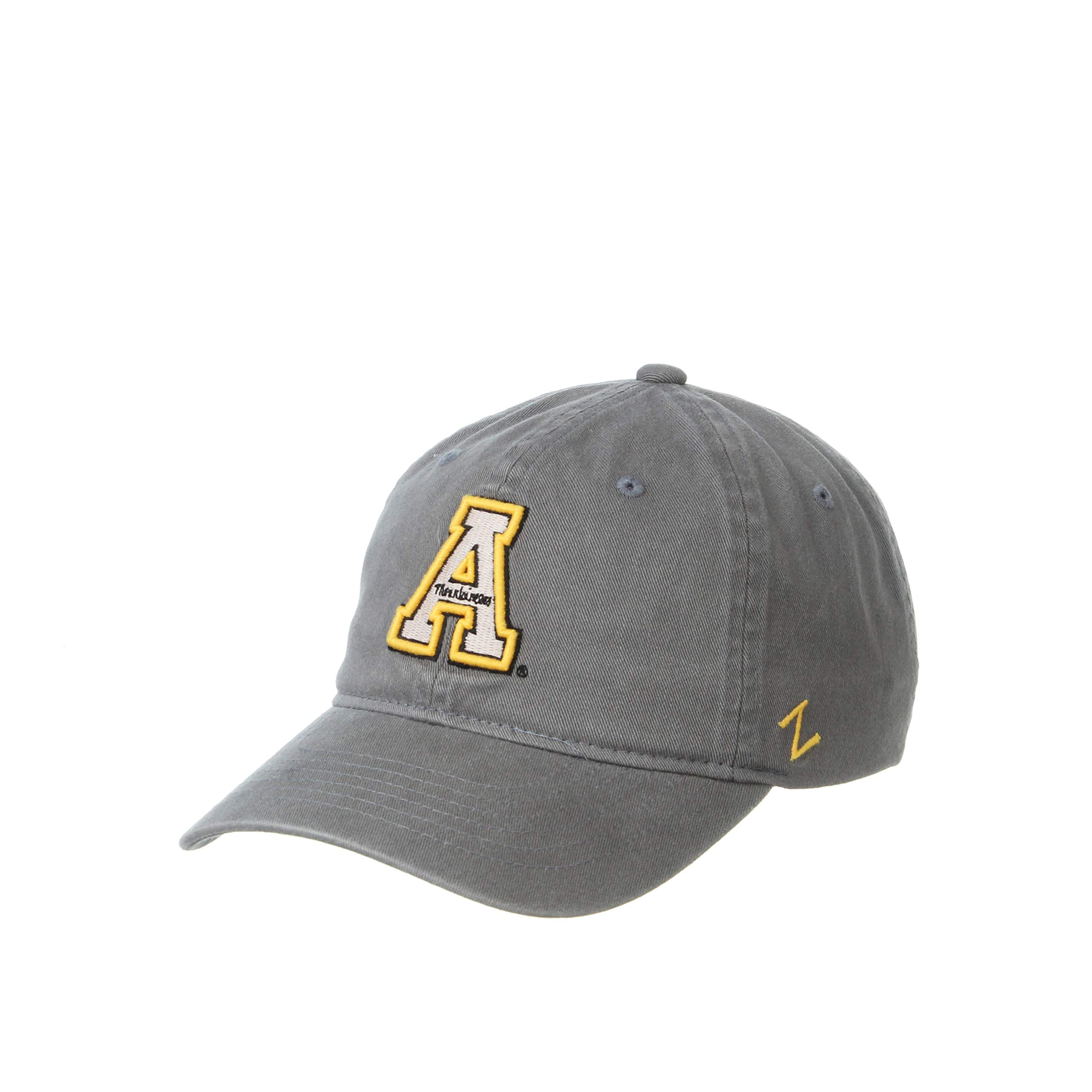 NCAA Appalachian State Mountaineers Mens Adjustable Scholarship Hat Charcoal Appalachian State Mountaineers Charcoal Adjustable One size