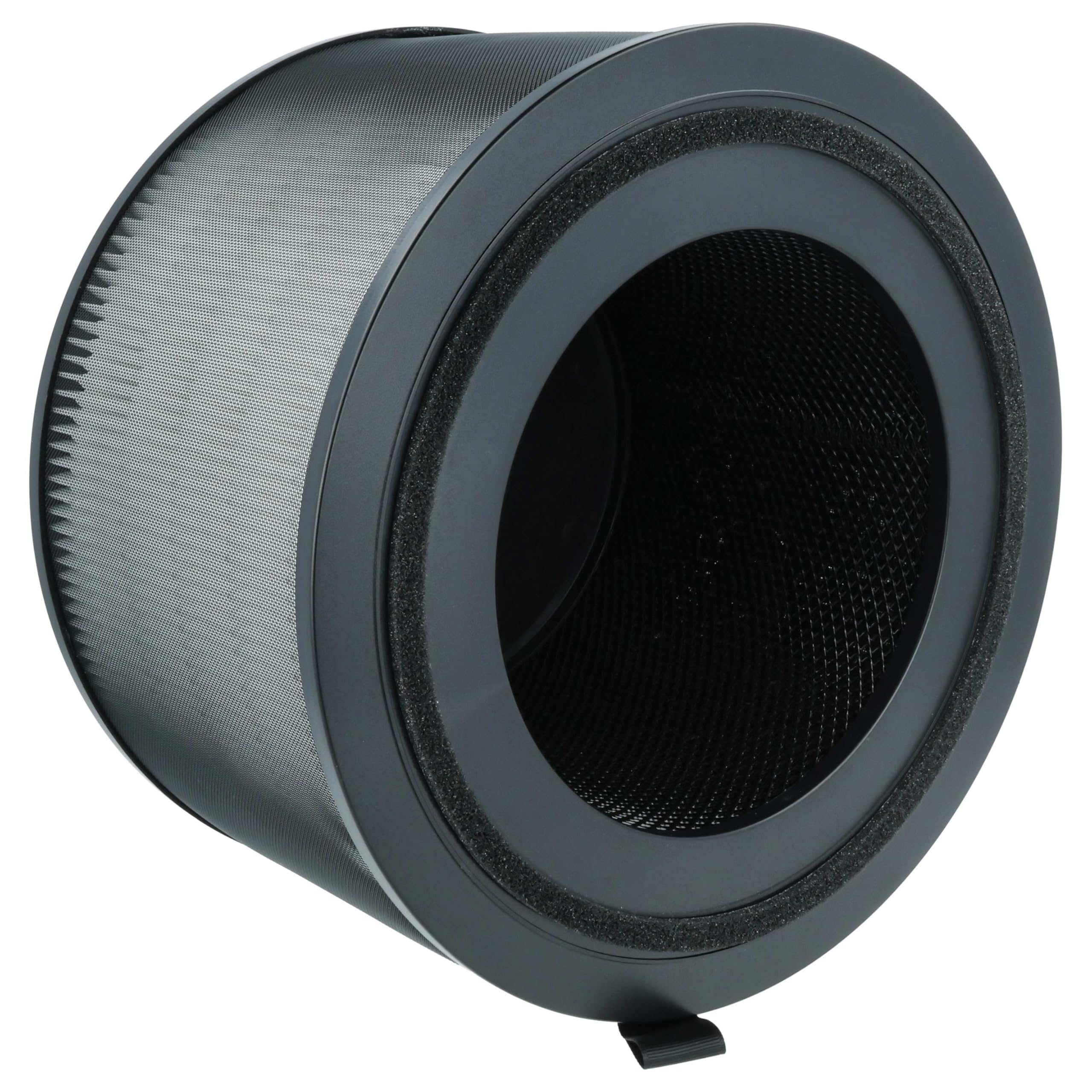 vhbw 4 x tilter, kompatybilny z Philips 3200 Series AC3221 oczyszczacz powietrza, filtr kombi wstępny + HEPA + węgiel aktywny