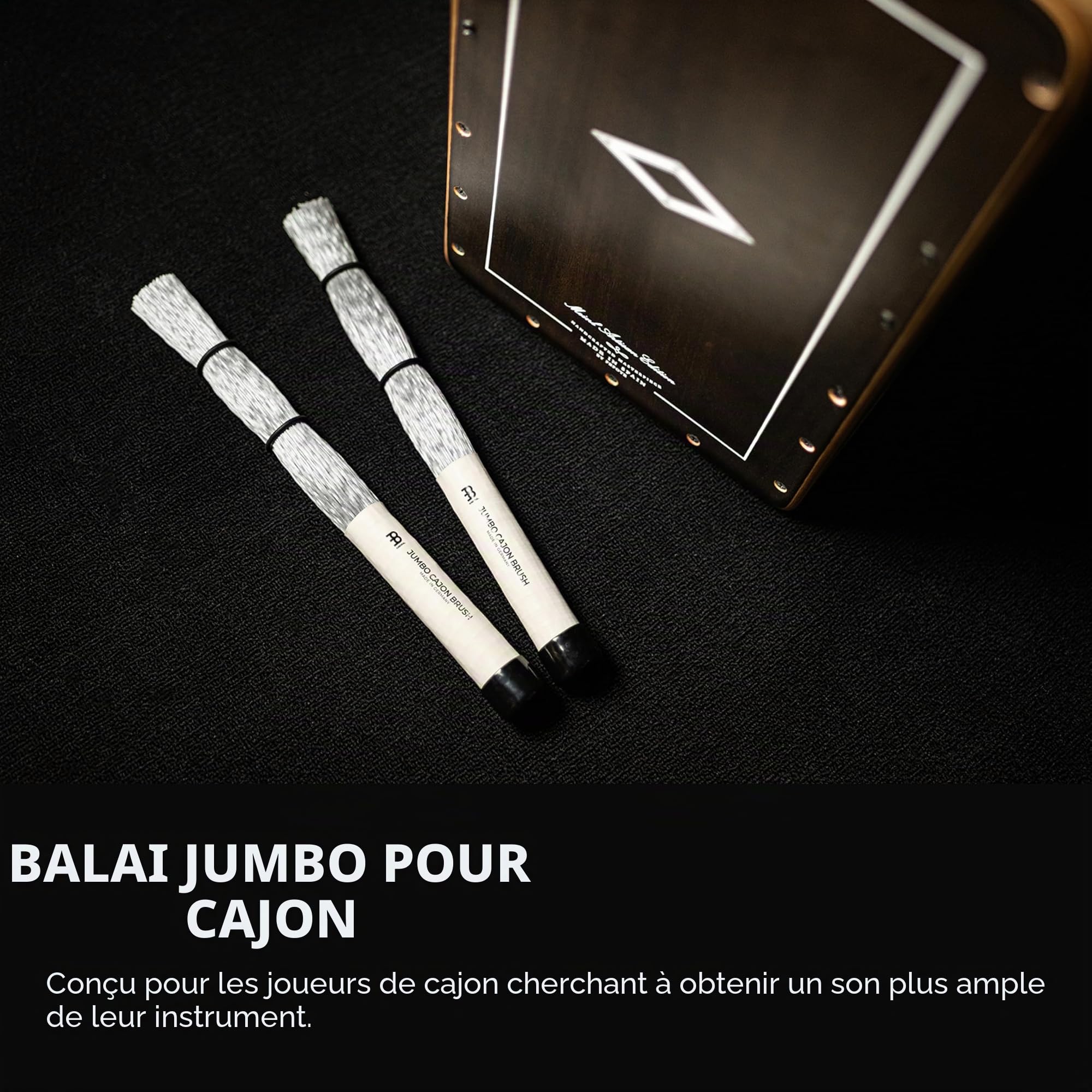 Meinl Jumbo Nylon Cajon Brush