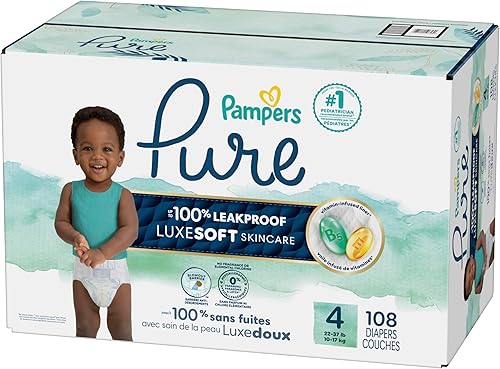 Vista 28 de Pampers Pure Protection - Pañales prémium desechables e hipoalergénicos para bebé, talla 3, 66