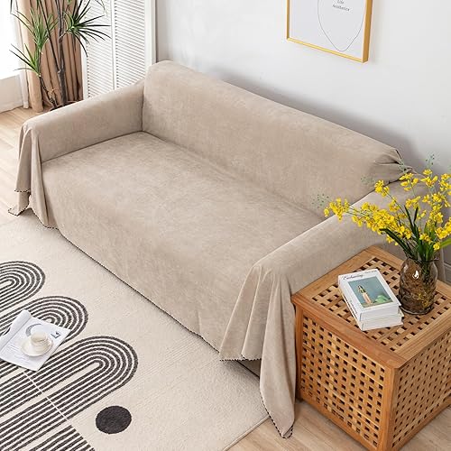 Miniatura 2 de Funda de sofá para sofá de 2 a 3 cojines, apta para mascotas, resistente al agua, antiarañazos de gatos, protector de muebles seccional en forma de