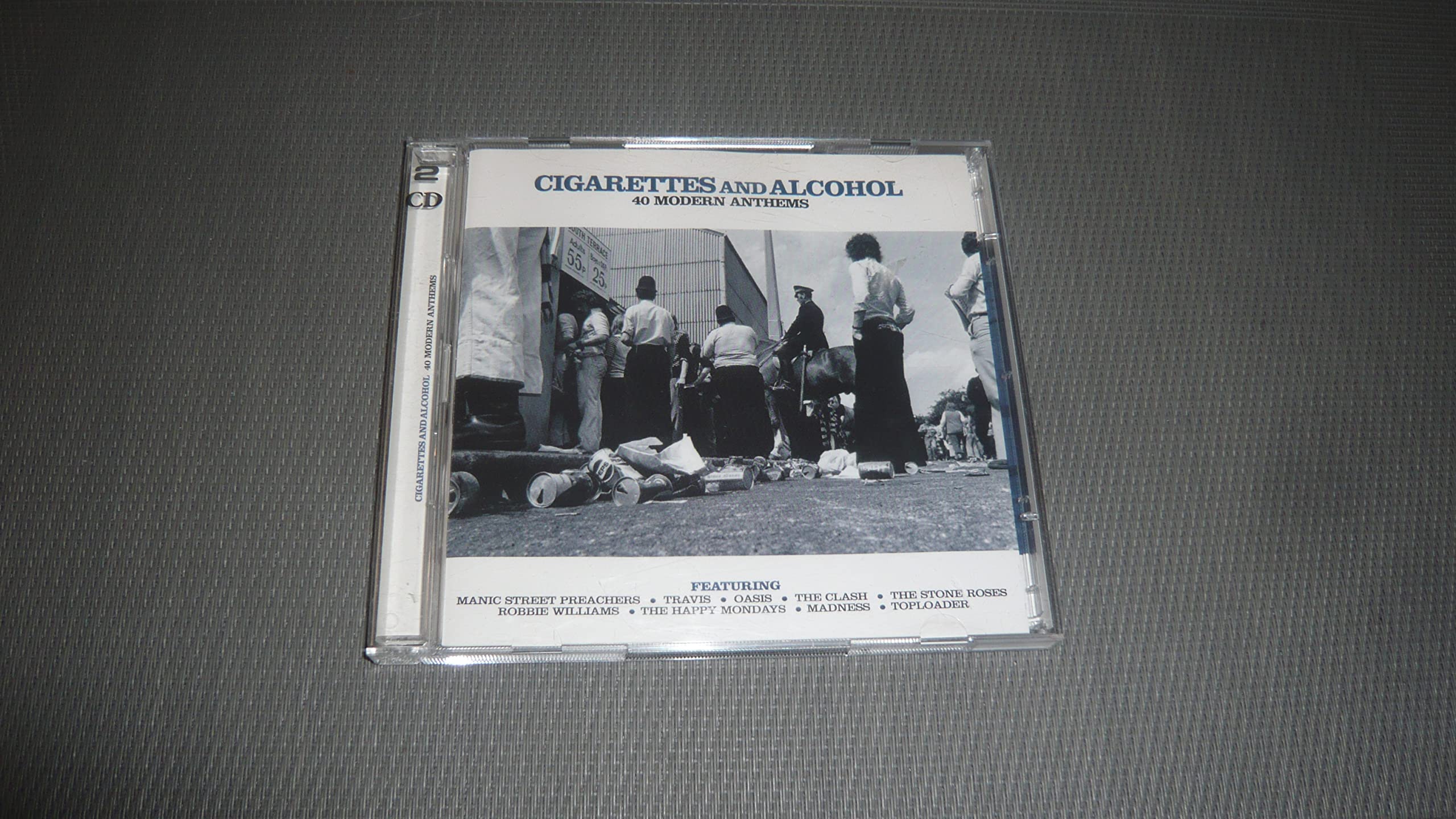 Cigarettes and Alcohol - 40 Modern Anthems Various CD - NO CASE INCLUDED...