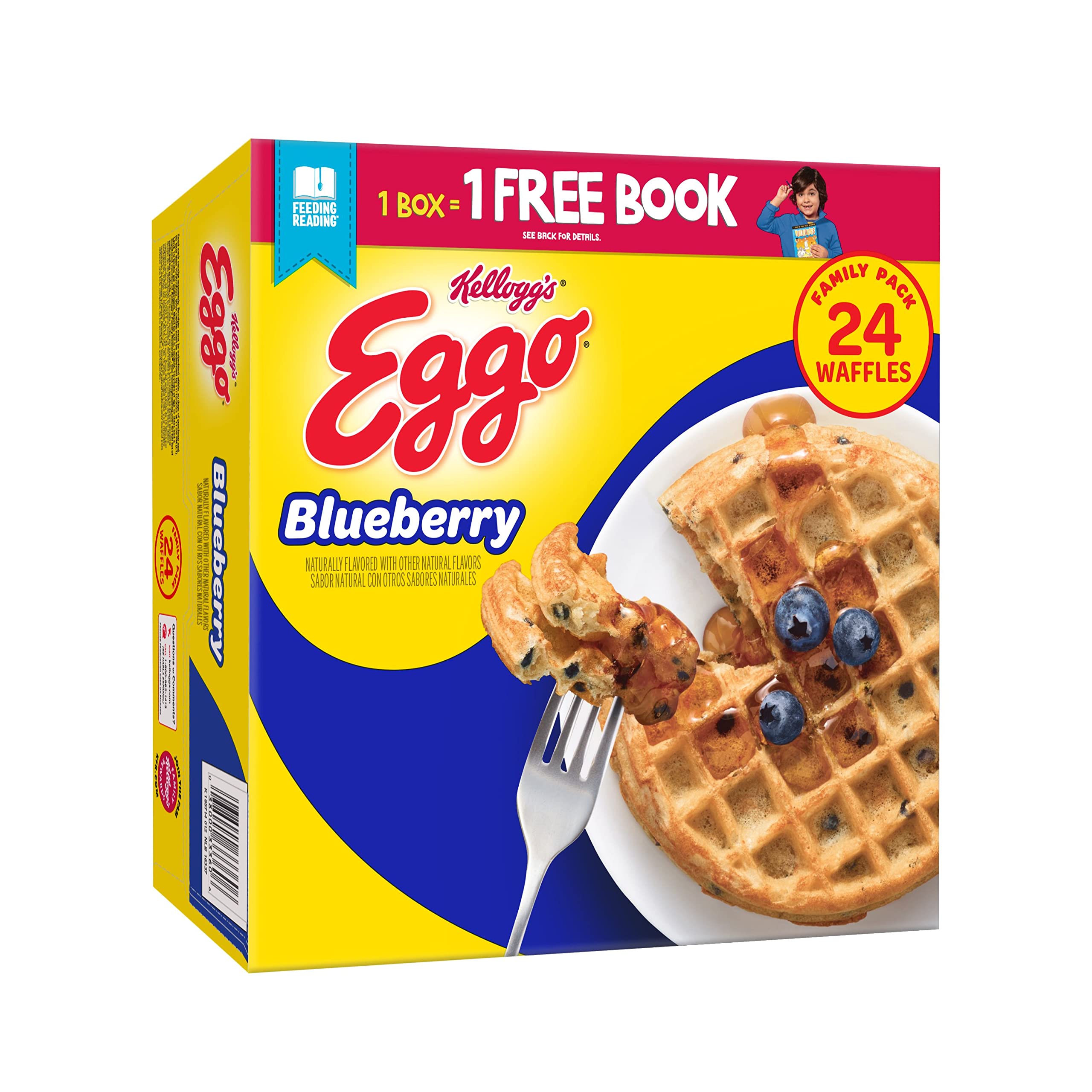 Buy Eggo Frozen Waffles, Frozen Breakfast, Toaster Waffles, Family Pack