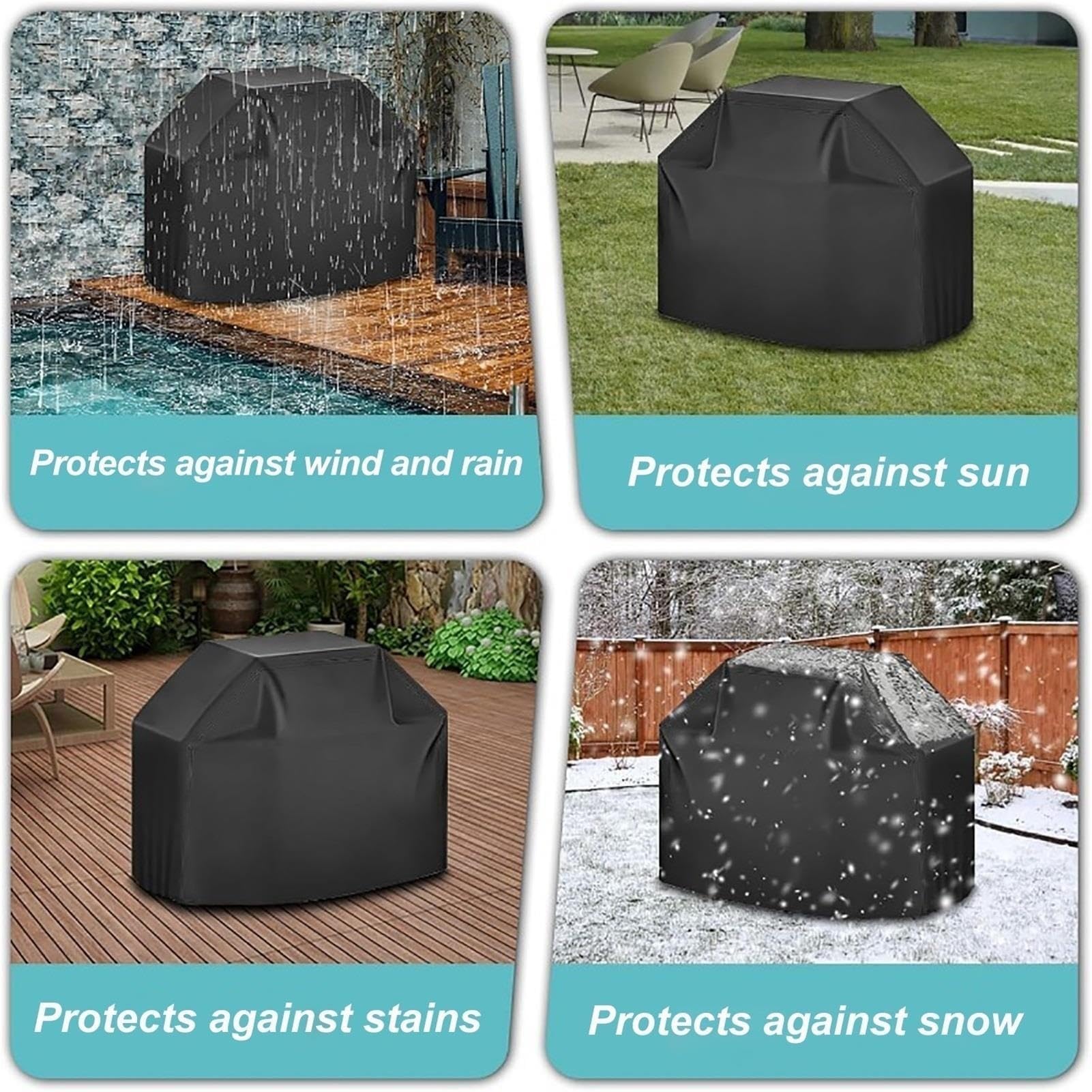 Copri Barbecue Antipolvere Anti-UV Impermeabile