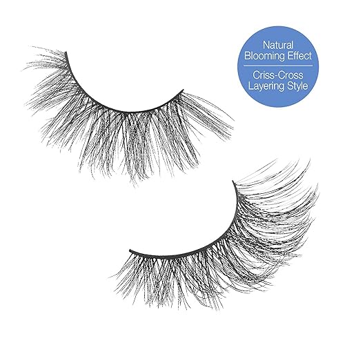 Miniatura 9 de iEnvy - Pestañas postizas 3D con efecto floreciente, naturales, acampanadas (06)