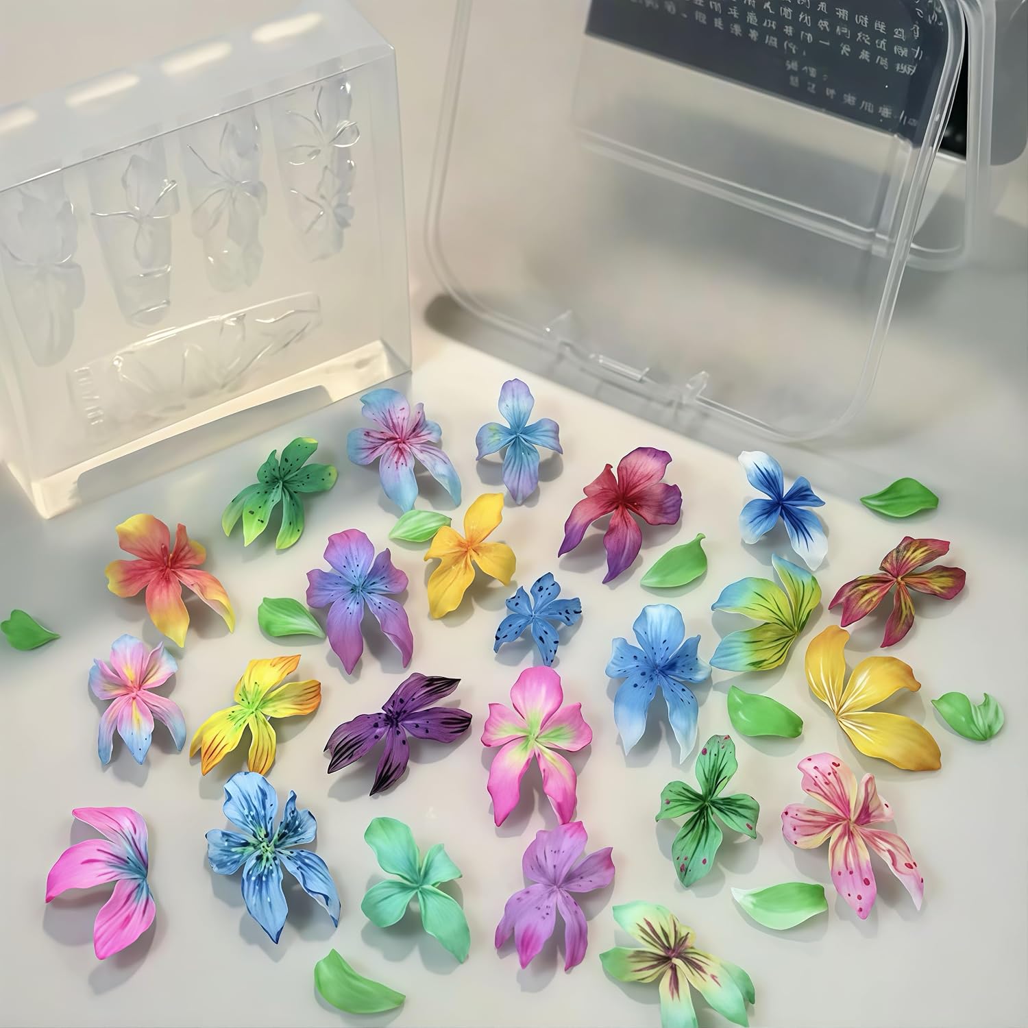 3D Flower Nail Molds, Silicone Tool Art Y2k Decoration