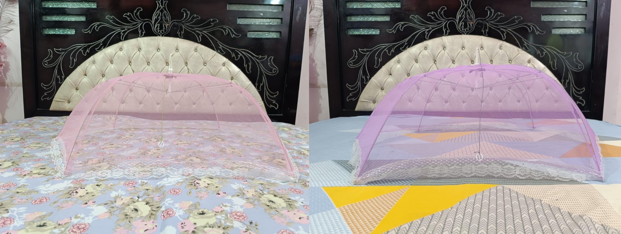 Aadya Fashion Umbrella Style Full Cover up for 0 to 1 Year Baby Mosquito Net for Baby_New Born_Infants (Combo) 9