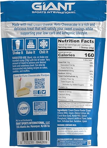 Miniatura 3 de Pastel de queso Keto y café Keto Giant Sports