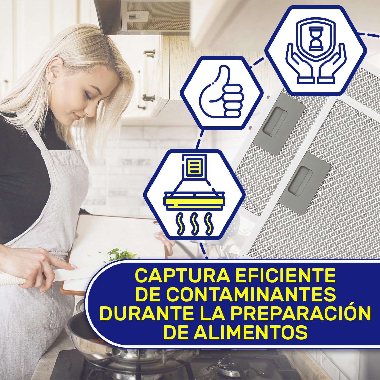 2x Aluminio Filtro Rejilla Grasa para Campana Extractora 310 x 250 x 8 mm | 00353110 353110 para Bosch para Siemens para Neff para Constructa – MONTERAL