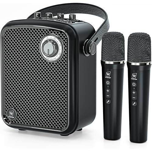 Voice Amplifier with 2 Wireless Microphones, 70W Portable Bluetooth Speaker with Mic, Small PA Speaker System, Karaoke Machine for Teachers, Public Speaking, Events, Singing - S100 Pro