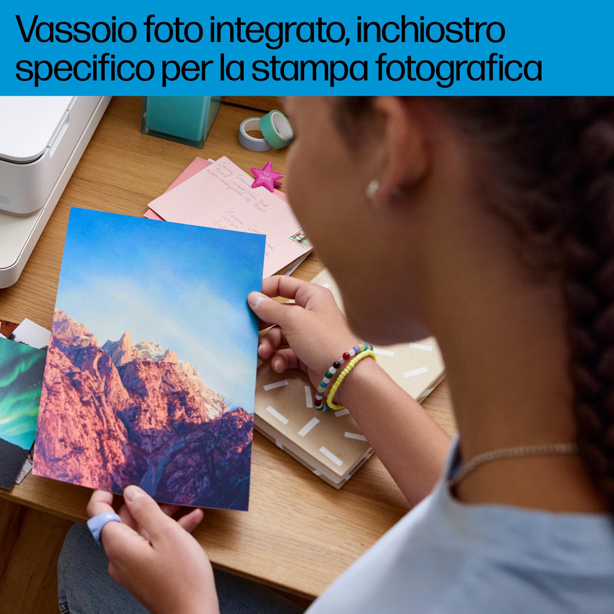 HP Envy Inspire 7924e 349W0B, Stampante Multifunzione a Getto d'Inchiostro A4 a Colori, Fronte/Retro Automatico, 22 ppm, Wi-Fi, Smart, 3 mesi di Instant Ink inclusi, Tortora